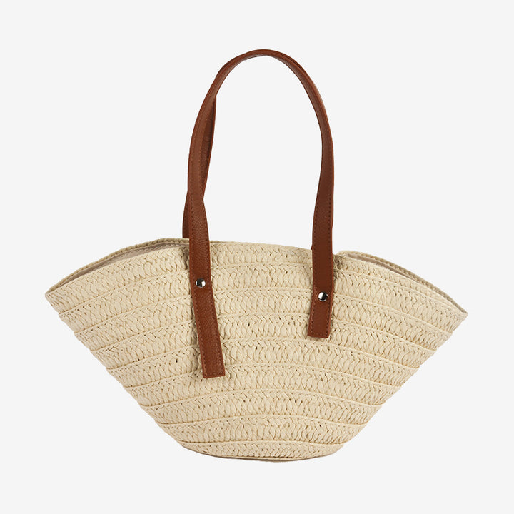 Damen Korbtasche mit geschwungenem Design Karnz