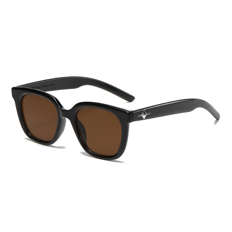 Damen moderne quadratische Sonnenbrille mit stylischem Rahmen Karnz