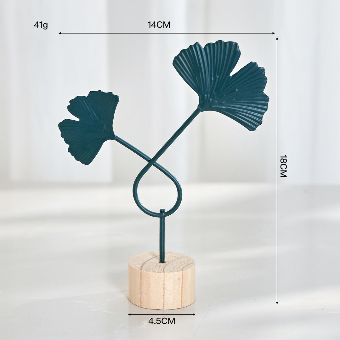 Dekorative Ginkgo Blatt Skulptur