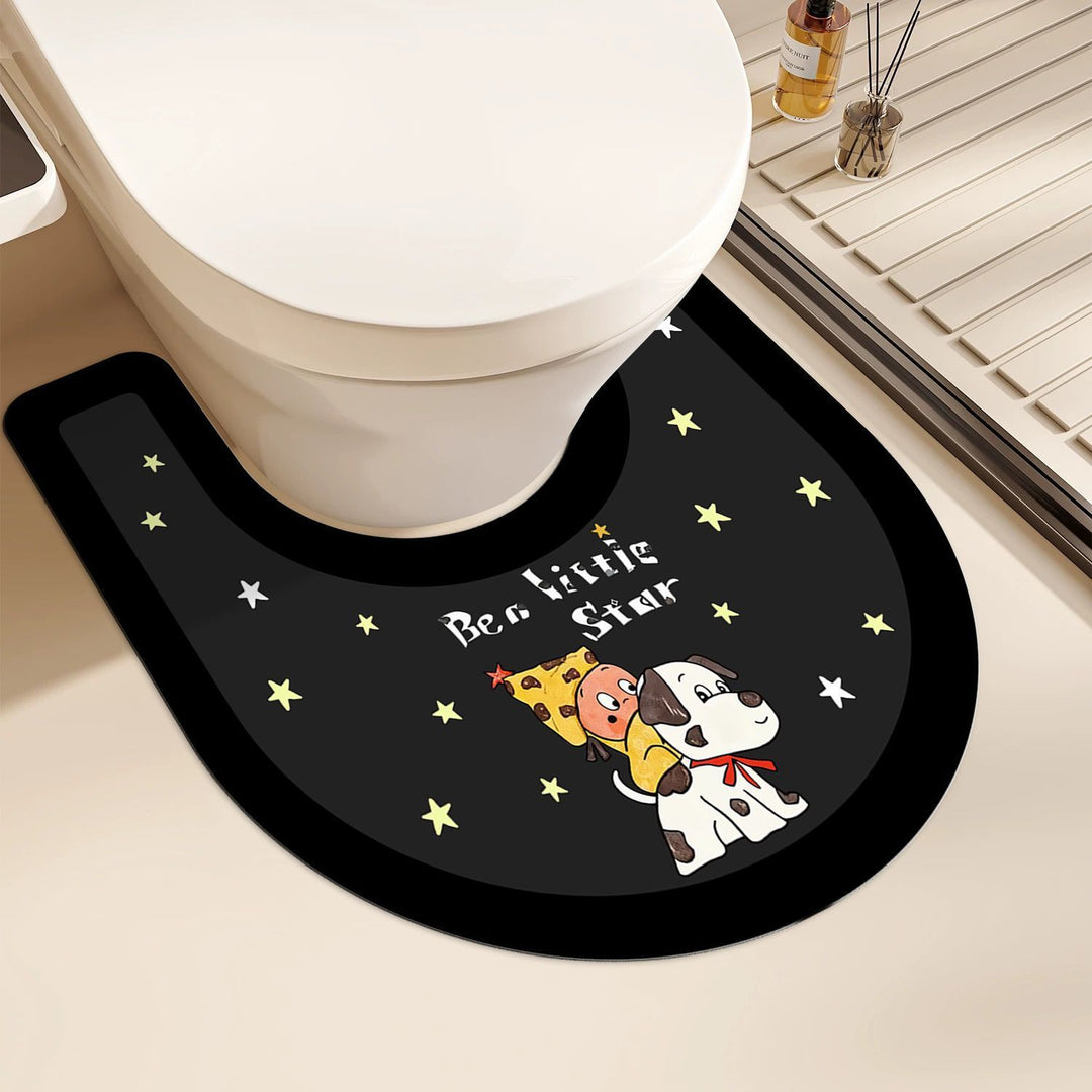 Niedlicher tiermotivierter Toilettenmatte