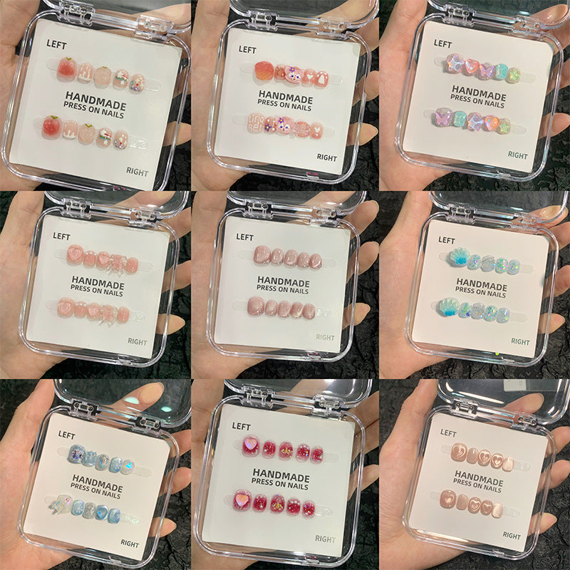 Cartoon Charakter Press-On Nagelkunst