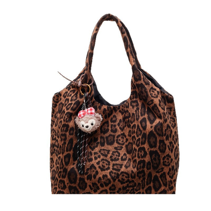 Modische Leopardprint-Shopper-Tasche Karnz