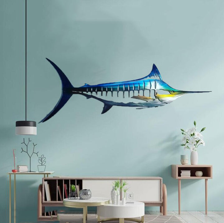 Metal Shark Wandkunst