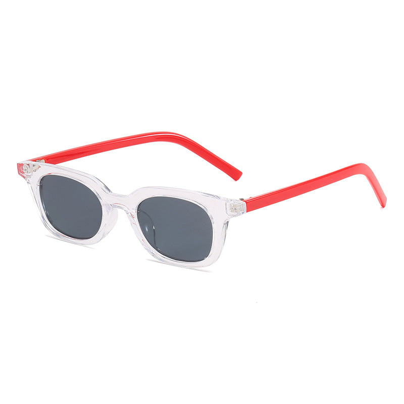 Damen moderne Rechteck-Sonnenbrille Karnz