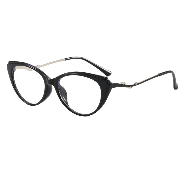 Modische Cat-Eye Brille mit Filigranem Design Karnz