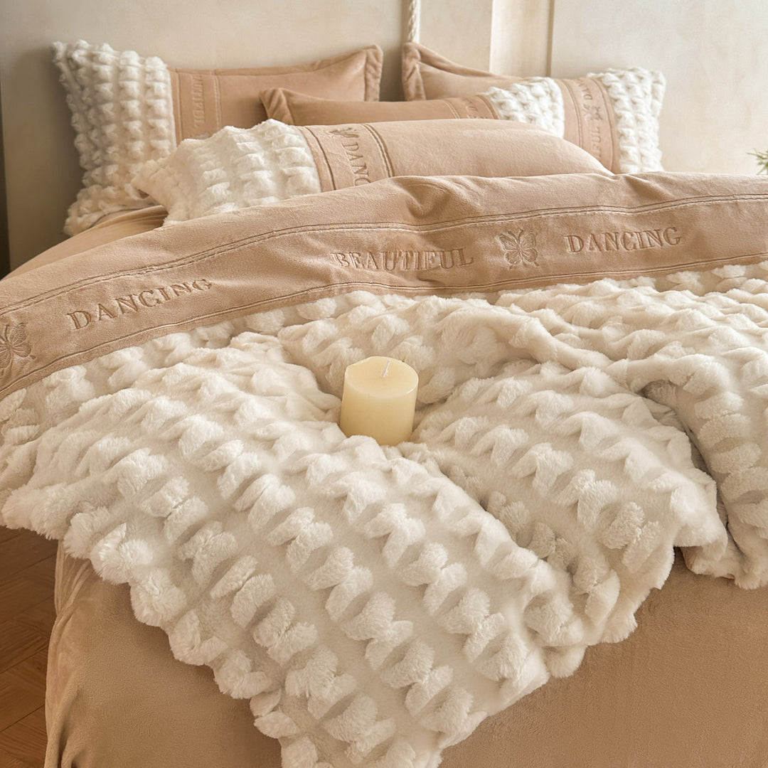 Elegantes Samt Bettwäsche Set
