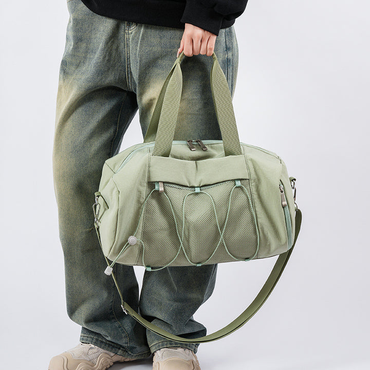 Geräumige Mesh-Sport-Duffle-Tasche Karnz