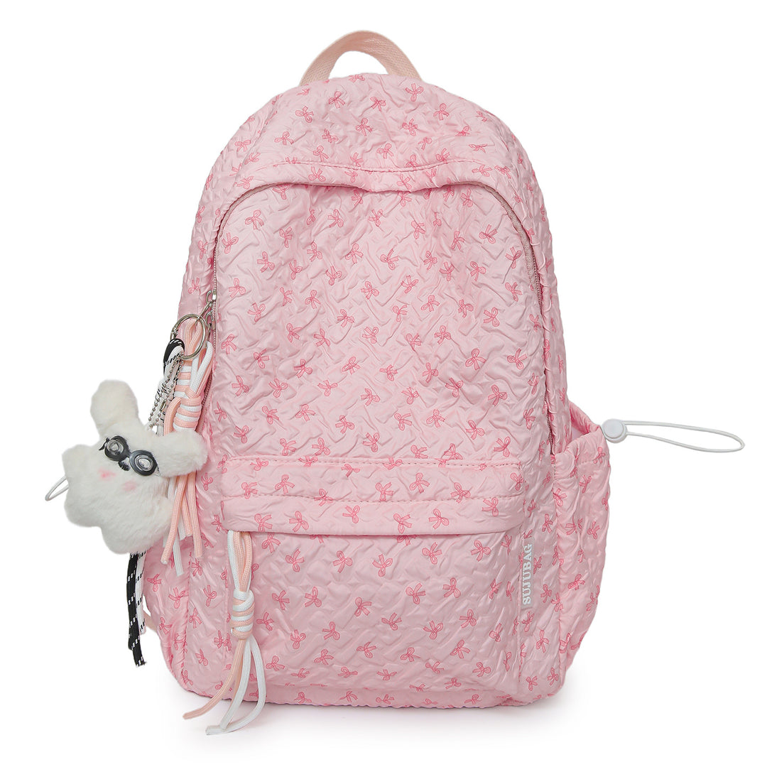 Gestepptes Blumenmuster Rucksack Karnz
