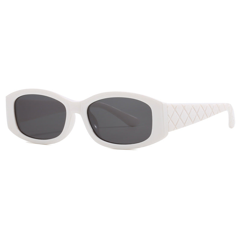 Damen Modische Retro-Sonnenbrille mit quadratischer Fassung Karnz