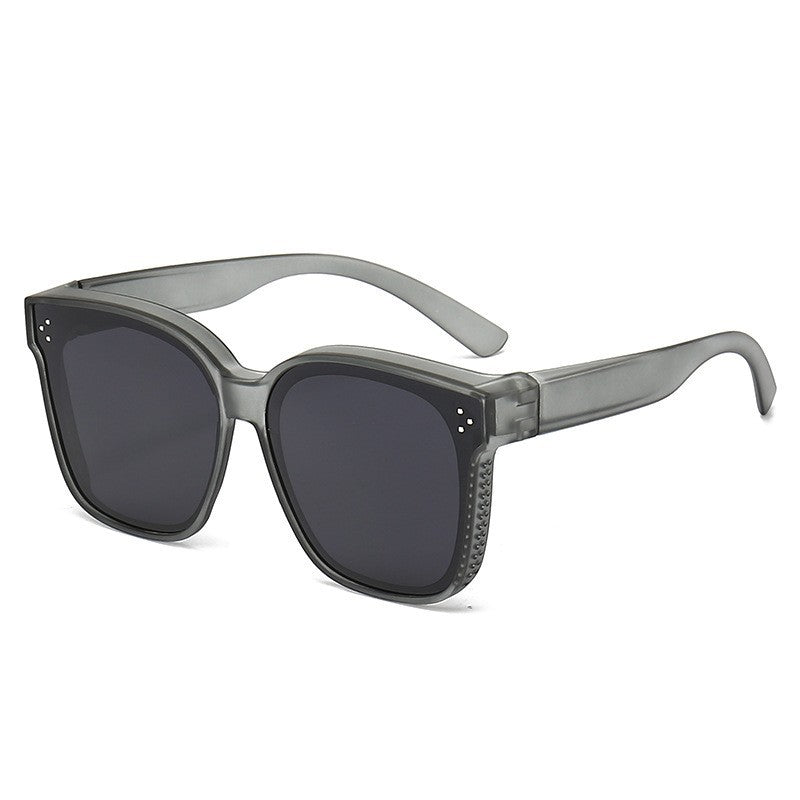 Damen modische quadratische Sonnenbrille mit UV-Schutz und komfortablen Bügeln Karnz