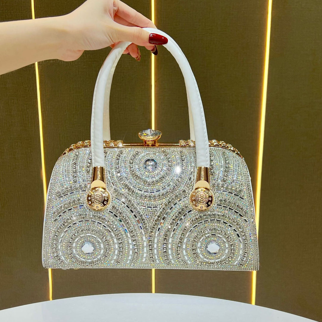 Luxuriöse Perlenabende-Handtasche