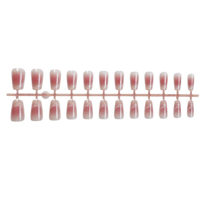 Premium Kurze Druck-On-Nagelset Karnz