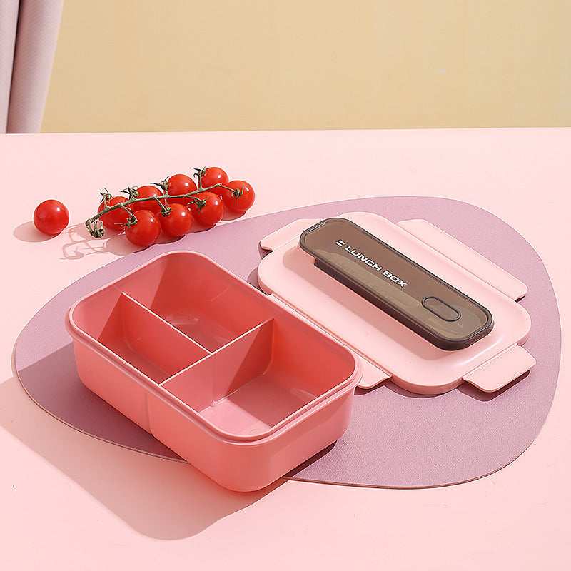 Vielseitige Auslaufsichere Bento Lunchbox mit Eingebautem Besteckset