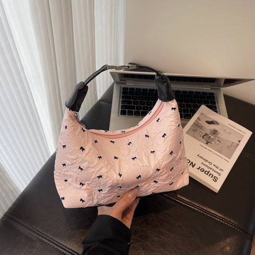 Gestepptes florales Schulterhandtasche Karnz