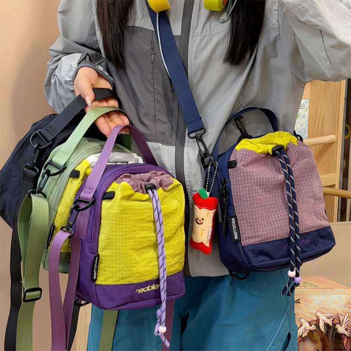 Kompakte stilvolle Kordelzug-Rucksack Karnz