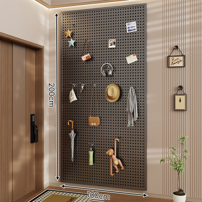 Wandanag perforiertes Lochboard-Organizer-Panel Großes Quadrat mit modularen Haken und Zubehör