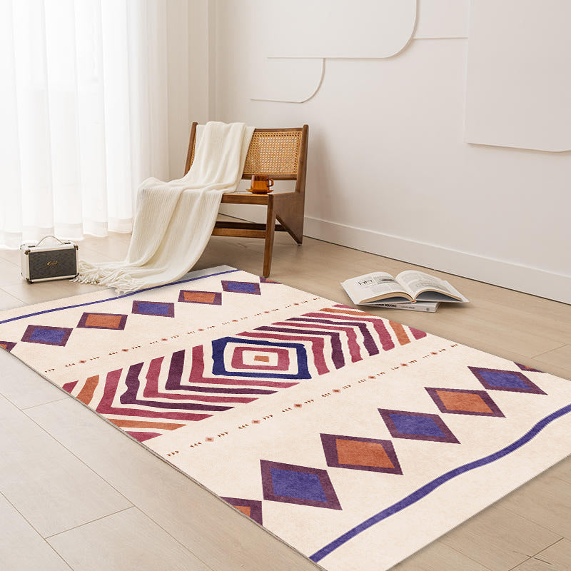 Geometrischer Bohemian Teppich