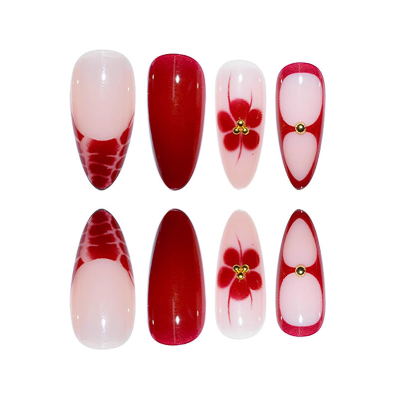 Elegantes Stiletto Drucknagel-Design Karnz
