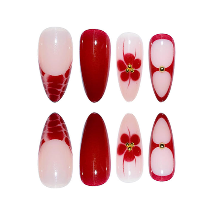 Elegantes Stiletto Drucknagel-Design Karnz