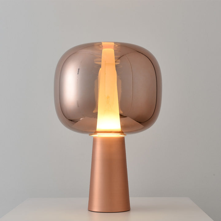 Moderne Minimalistische Stehlampe mit Transparentem Sockel