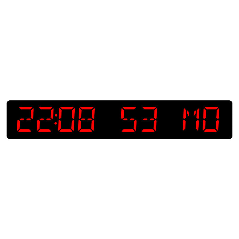 Digitaler Wandwecker mit grossem LED-Display Karnz
