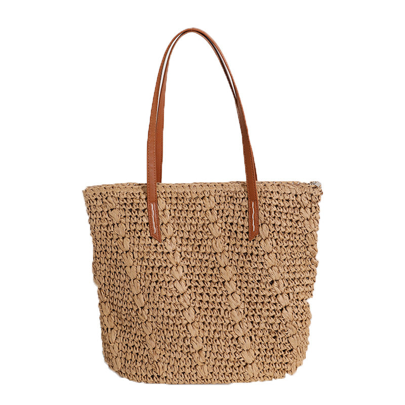 Damen Handgefertigte Baumwoll-Strandtasche Karnz