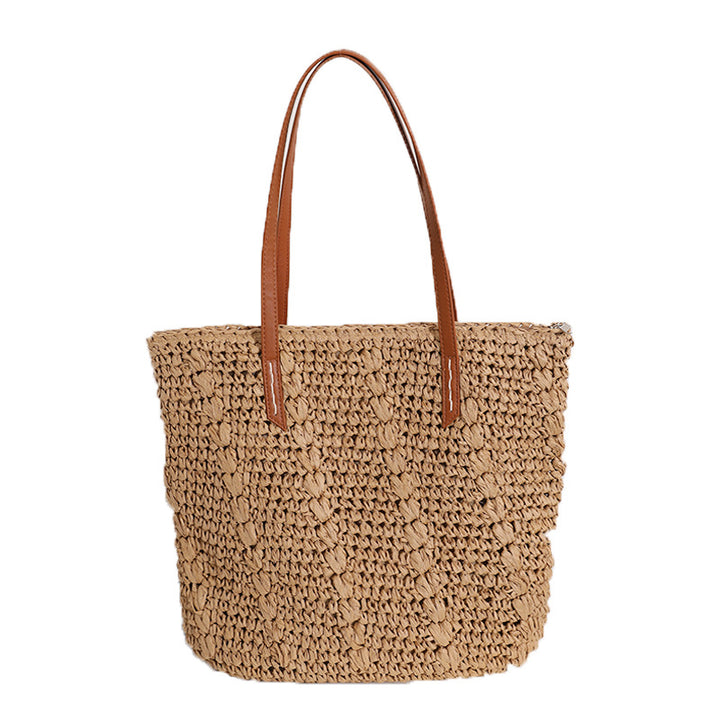 Damen Handgefertigte Baumwoll-Strandtasche Karnz