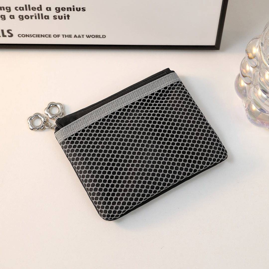 Stilvolle Mesh Reißverschluss-Tasche