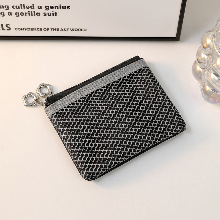 Stilvolle Mesh Reißverschluss-Tasche