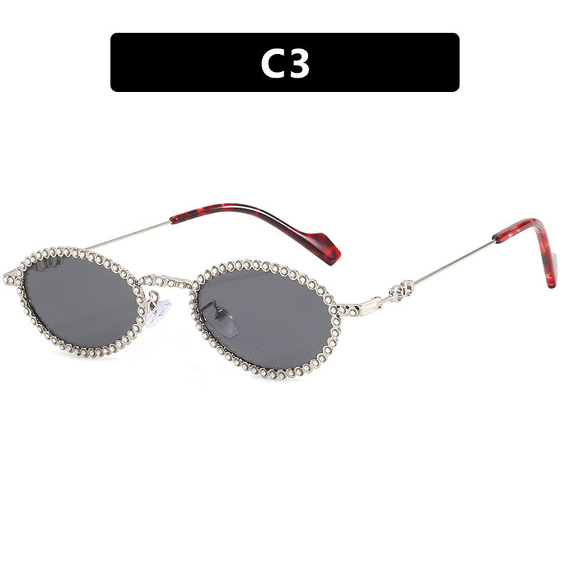 Damen extravagante Sonnenbrille mit originellem Rahmen und modernen Gläsern Karnz