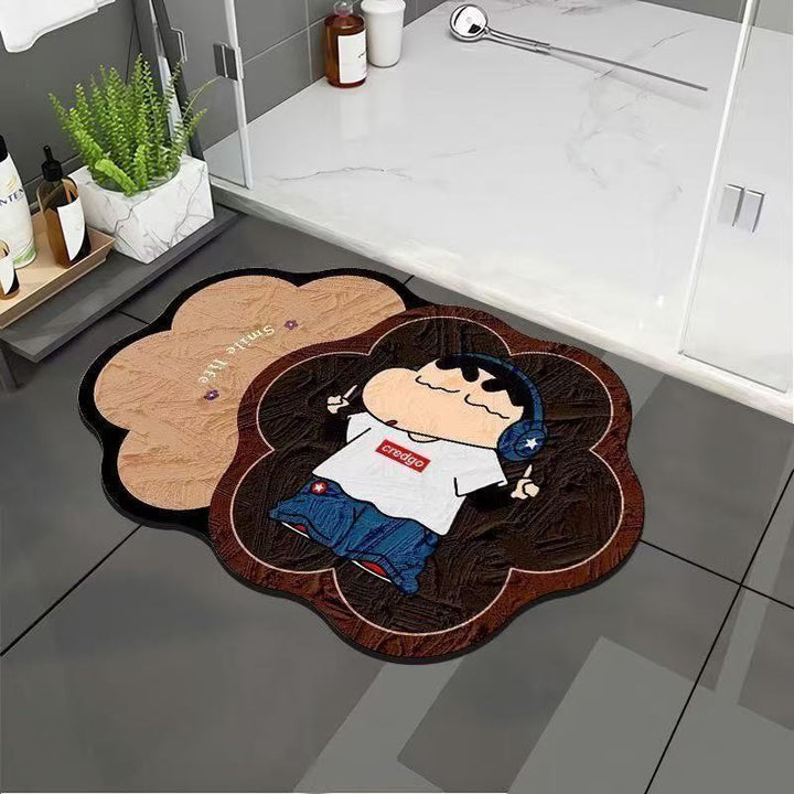 Cartoon-Thema Plush-Badmatte