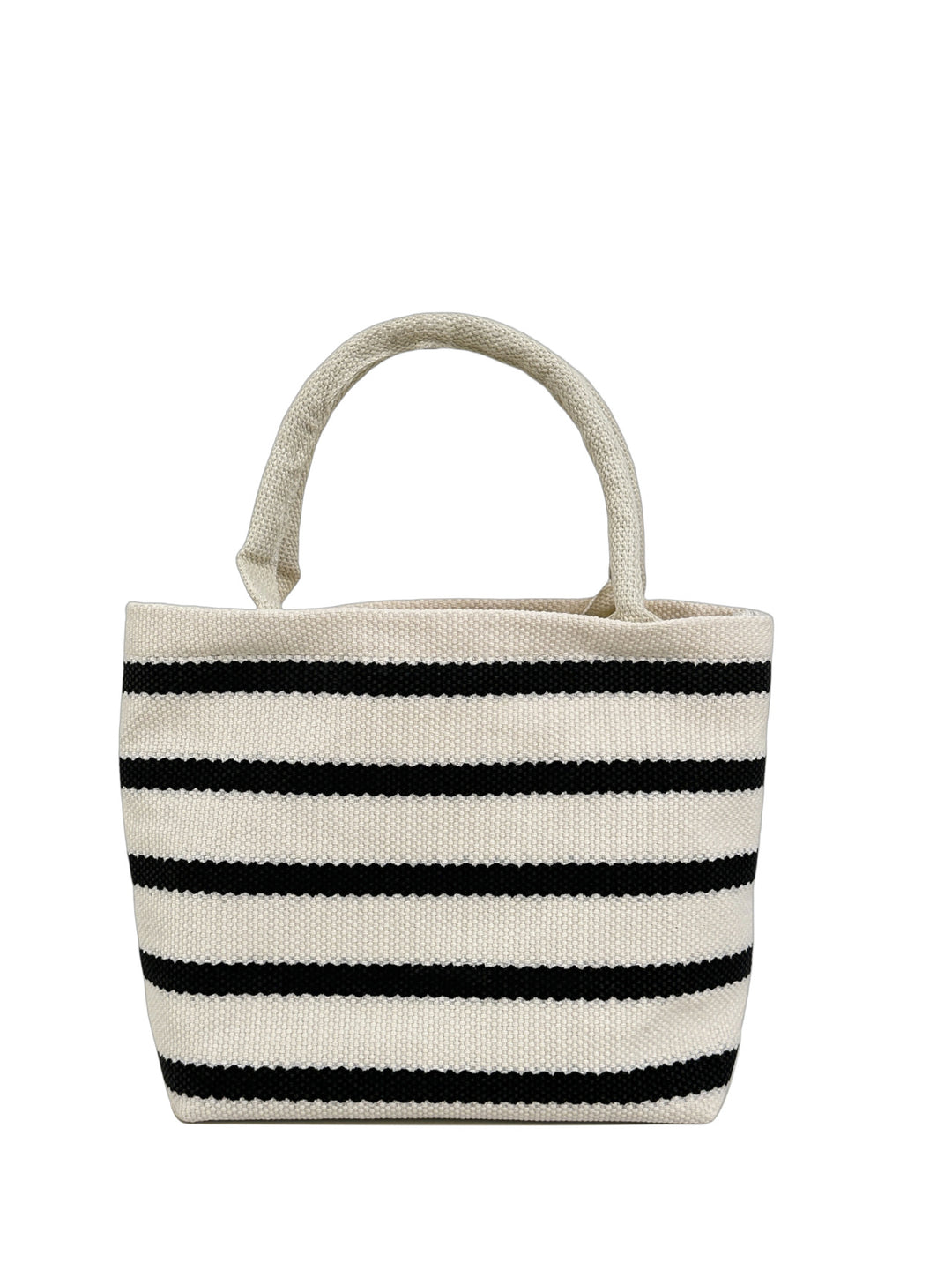 WoGestreifte Canvas Tote Bag Karnz