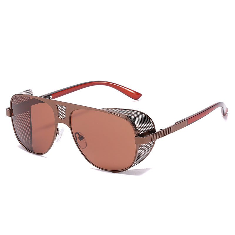 Damen Sportsonnenbrille mit innovativem Netzrahmen und polarisierenden Gläsern Karnz