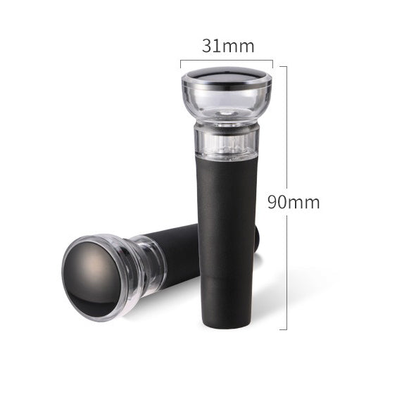 2-in-1 Luftdruckpumpe Weinflaschenöffner mit Folienmesser | Karnz