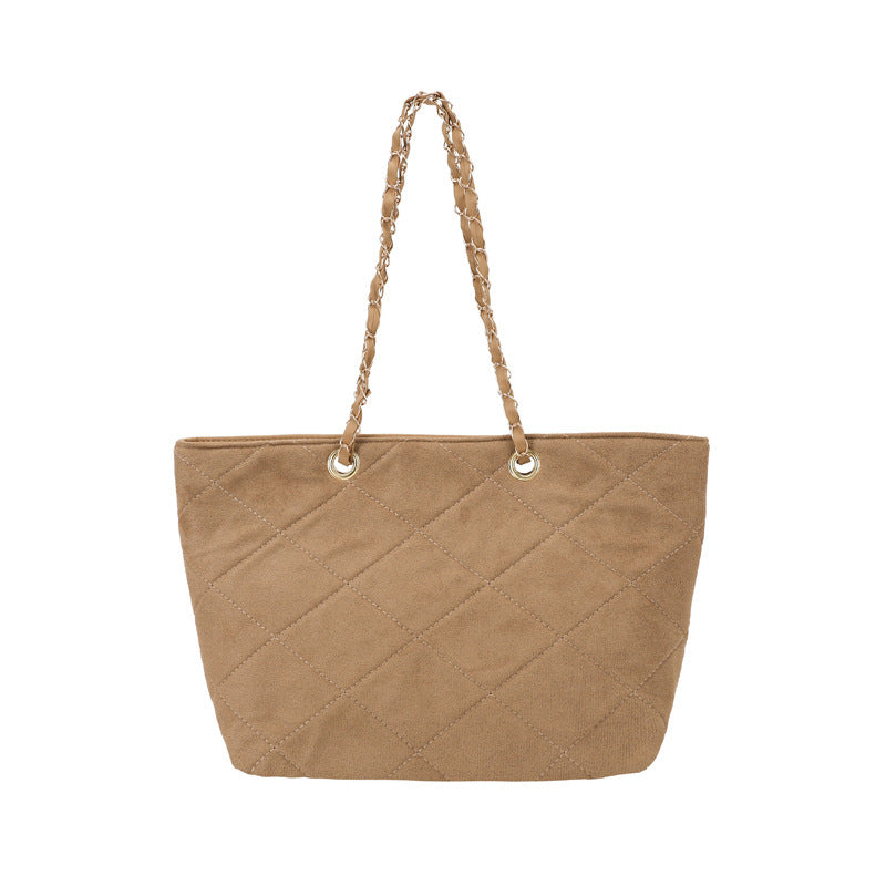 WoQuilted Suede Einkaufstasche Karnz
