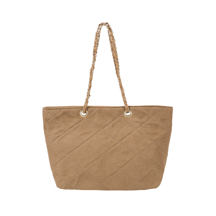 WoQuilted Suede Einkaufstasche Karnz