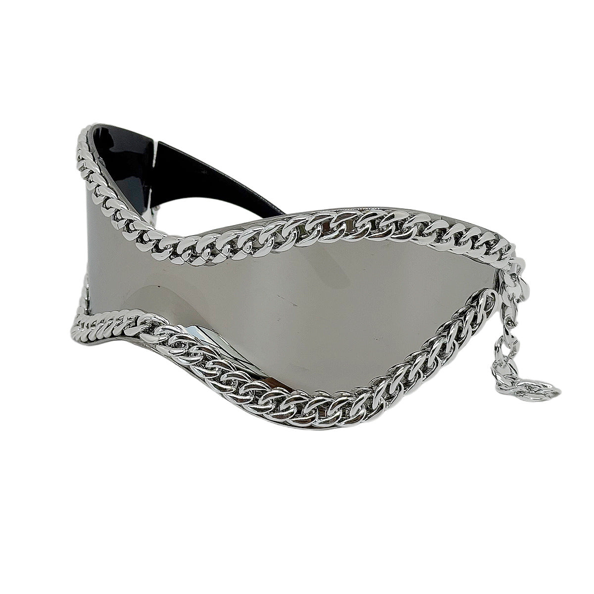 Damen modische Sonnenbrille mit Kettenrahmen Karnz