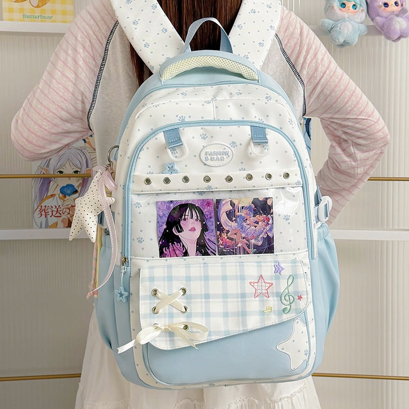 Stylische Grafikdesign-Schulrucksack Karnz