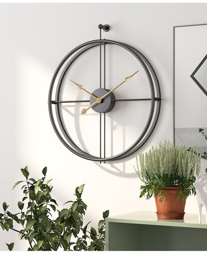 Nordic Minimalist Große Stille Wand Uhr 20 Zoll