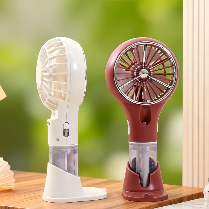 Unisex Tragbarer Sprüh-Handventilator mit USB-Ladefunktion und ergonomischem Design Karnz