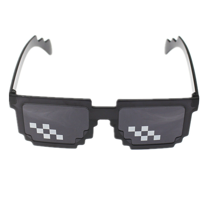 Damen Retro-Sonnenbrille im stylischen Pixel-Design Karnz