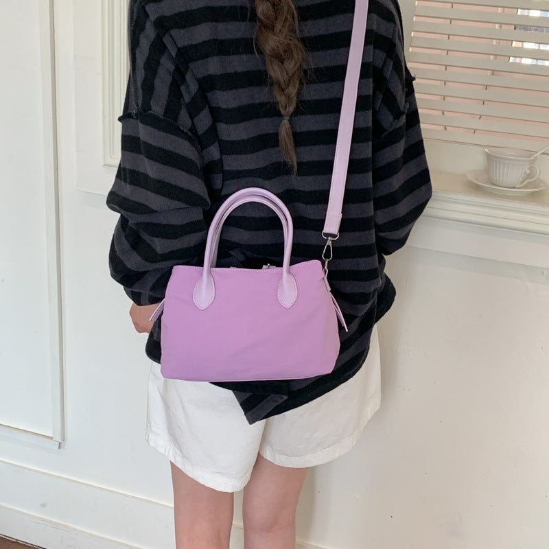 Chic Strukturierte Satchel Karnz