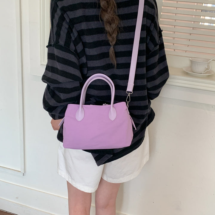 Chic Strukturierte Satchel Karnz