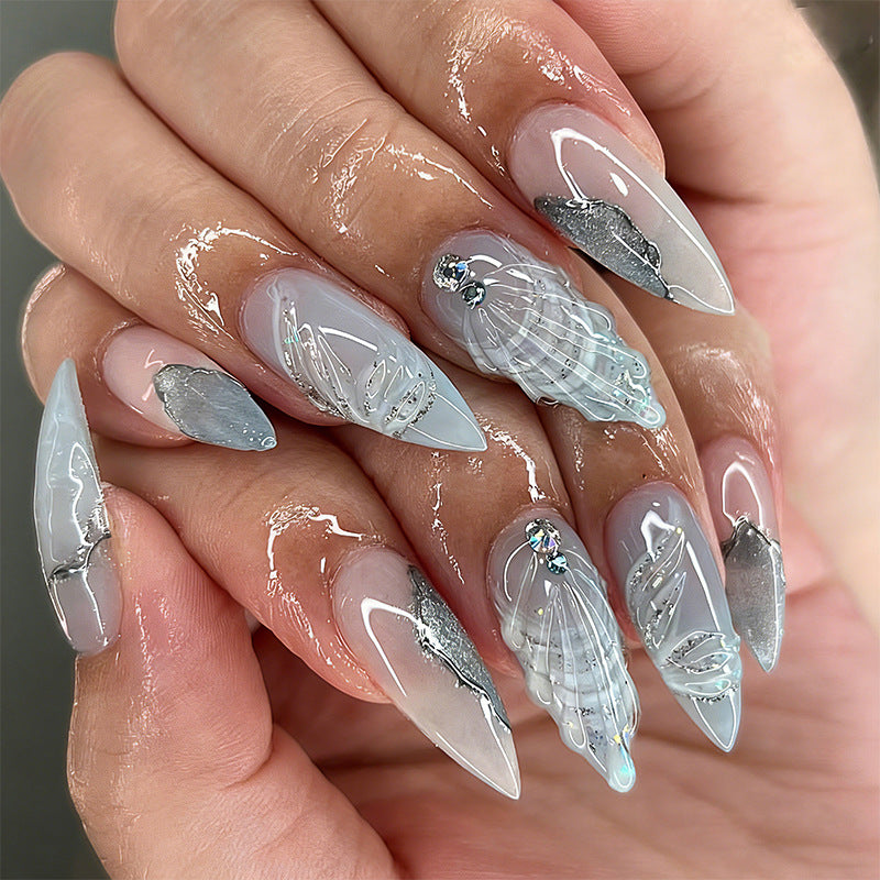 Luxus 3D Nagelspitzen-Set Karnz