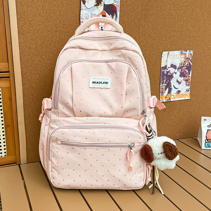 Multifunktionaler Pünktchen Rucksack Karnz