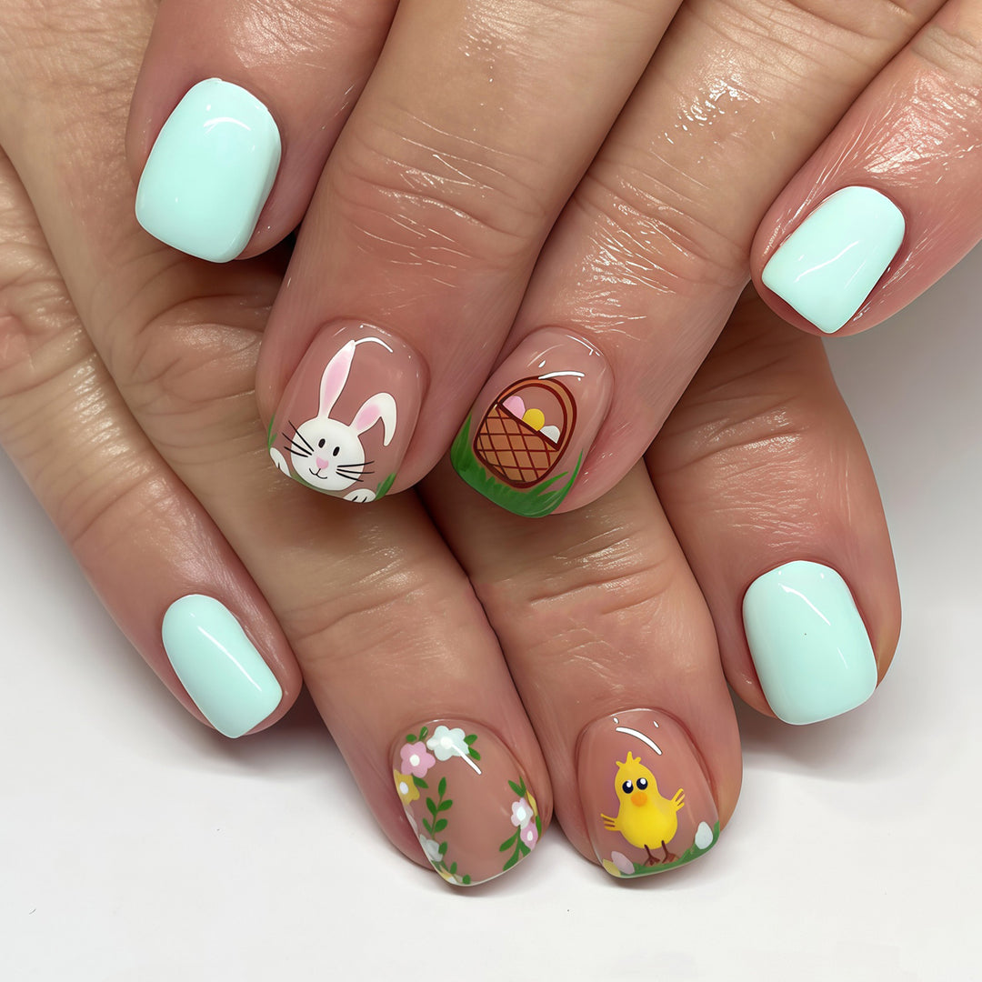 Verspielte saisonale Nagelkunst Karnz
