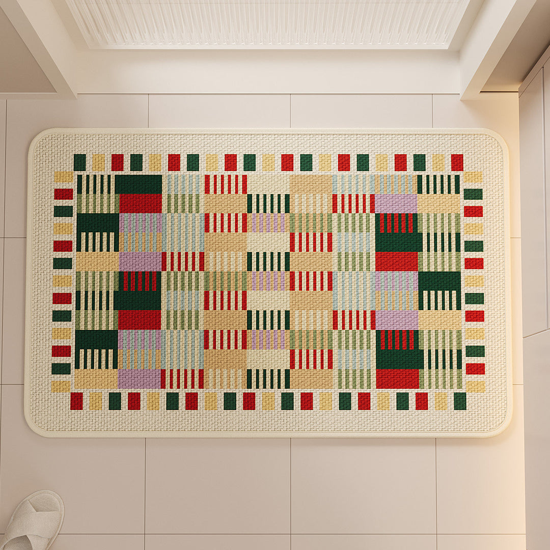 Bunte Geometrische Küchenmatte