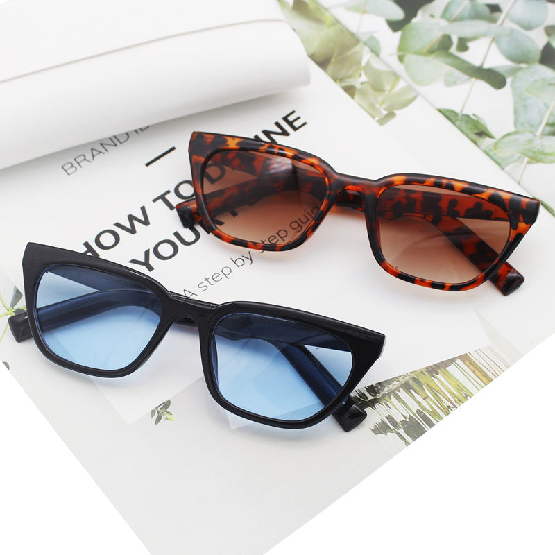 Damen geometrische Designer-Sonnenbrille im modernen Look Karnz