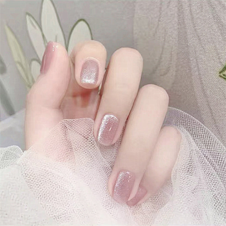 Elegantes Glitzerndes Press-On-Nagelset