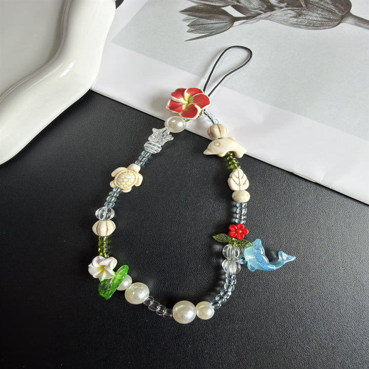 Handgemachter, von der Natur inspirierter, beaded Brillenhalter Karnz